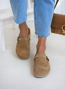 Clogs ανατομικά από δέρμα καστόρι Plakton 181539 - Μπεζ - thefashionproject.gr - Plakton