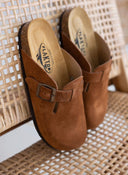 Clogs ανατομικά από δέρμα καστόρι Plakton 181539 - Ταμπά - thefashionproject.gr - Plakton