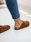 Clogs ανατομικά από δέρμα καστόρι Plakton 181539 - Ταμπά - thefashionproject.gr - Plakton