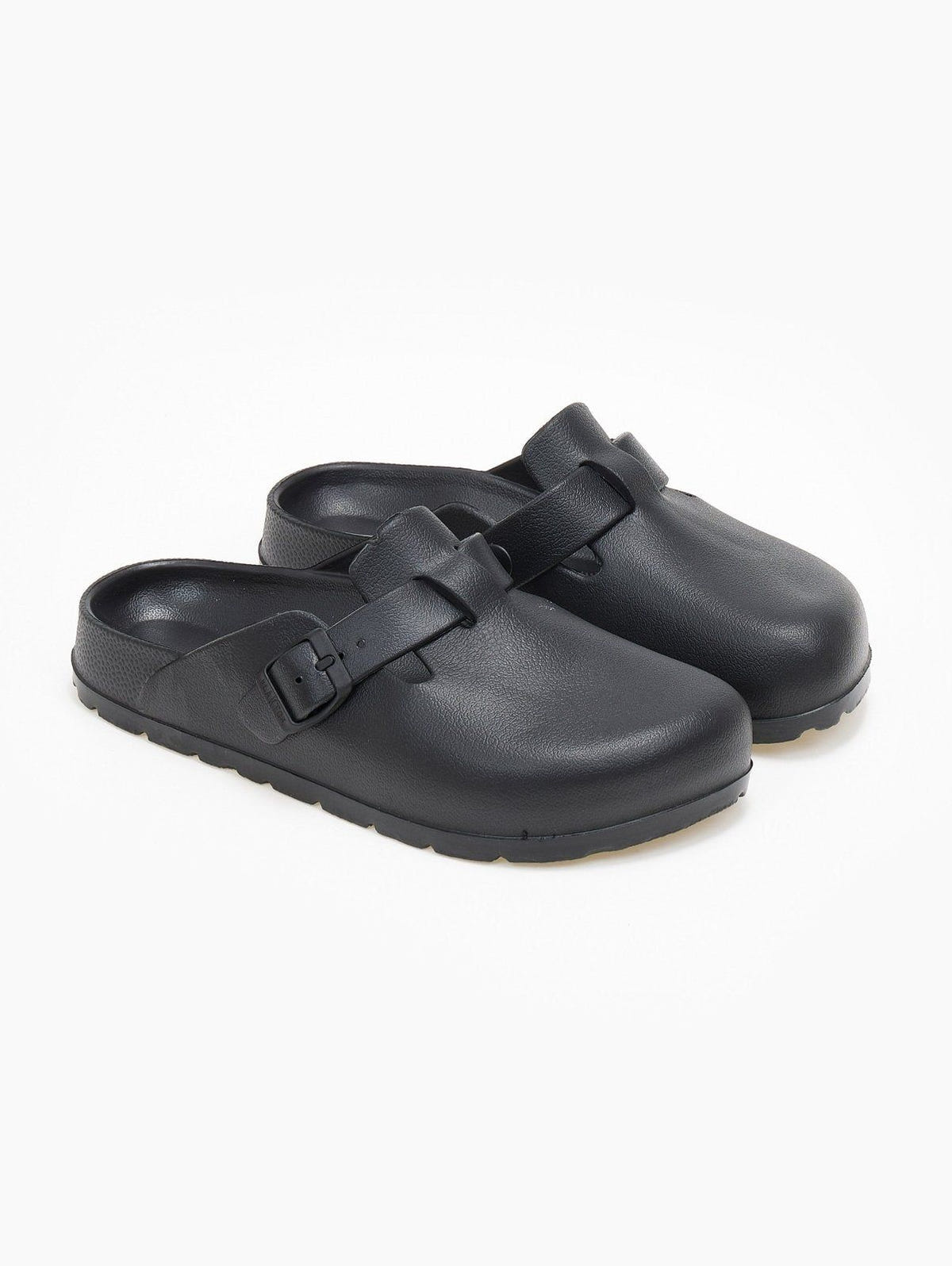 Clogs ανατομικά με μικρό τοκά Plakton 761539 - Μαύρο - thefashionproject.gr - Plakton