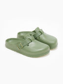 Clogs ανατομικά με μικρό τοκά Plakton 761539 - Χακί - thefashionproject.gr - Plakton
