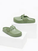Clogs ανατομικά με μικρό τοκά Plakton 761539 - Χακί - thefashionproject.gr - Plakton
