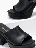 Clogs δερμάτινα Ragazza 0920 - Μαύρο - thefashionproject.gr - RAGAZZA