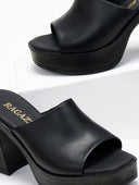 Clogs δερμάτινα Ragazza 0920 - Μαύρο - thefashionproject.gr - RAGAZZA