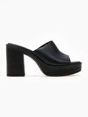 Clogs δερμάτινα Ragazza 0920 - Μαύρο - thefashionproject.gr - RAGAZZA