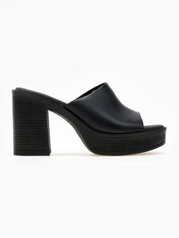 Clogs δερμάτινα Ragazza 0920 - Μαύρο - thefashionproject.gr - RAGAZZA