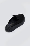 Clogs καστόρινα flatforms Iris - Μαύρο - thefashionproject.gr - IRIS
