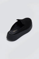 Clogs καστόρινα flatforms Iris - Μαύρο - thefashionproject.gr - IRIS