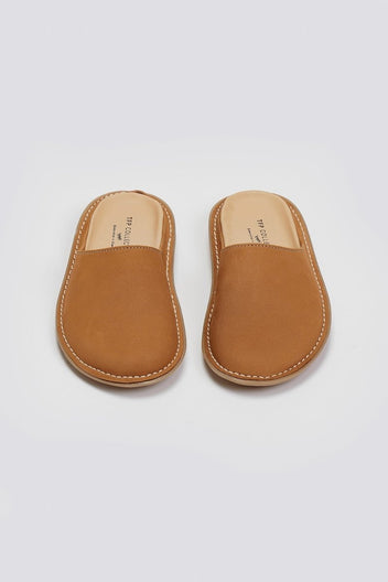 Clogs καστόρινα με εξωτερική ραφή Tfp - Μπεζ - thefashionproject.gr - TFP