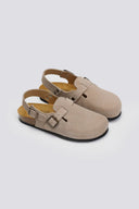 Clogs καστόρινα με λουράκι Plakton 181546 - Μπεζ - thefashionproject.gr - Plakton