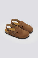 Clogs καστόρινα με λουράκι Plakton 181546 - Ταμπά - thefashionproject.gr - Plakton