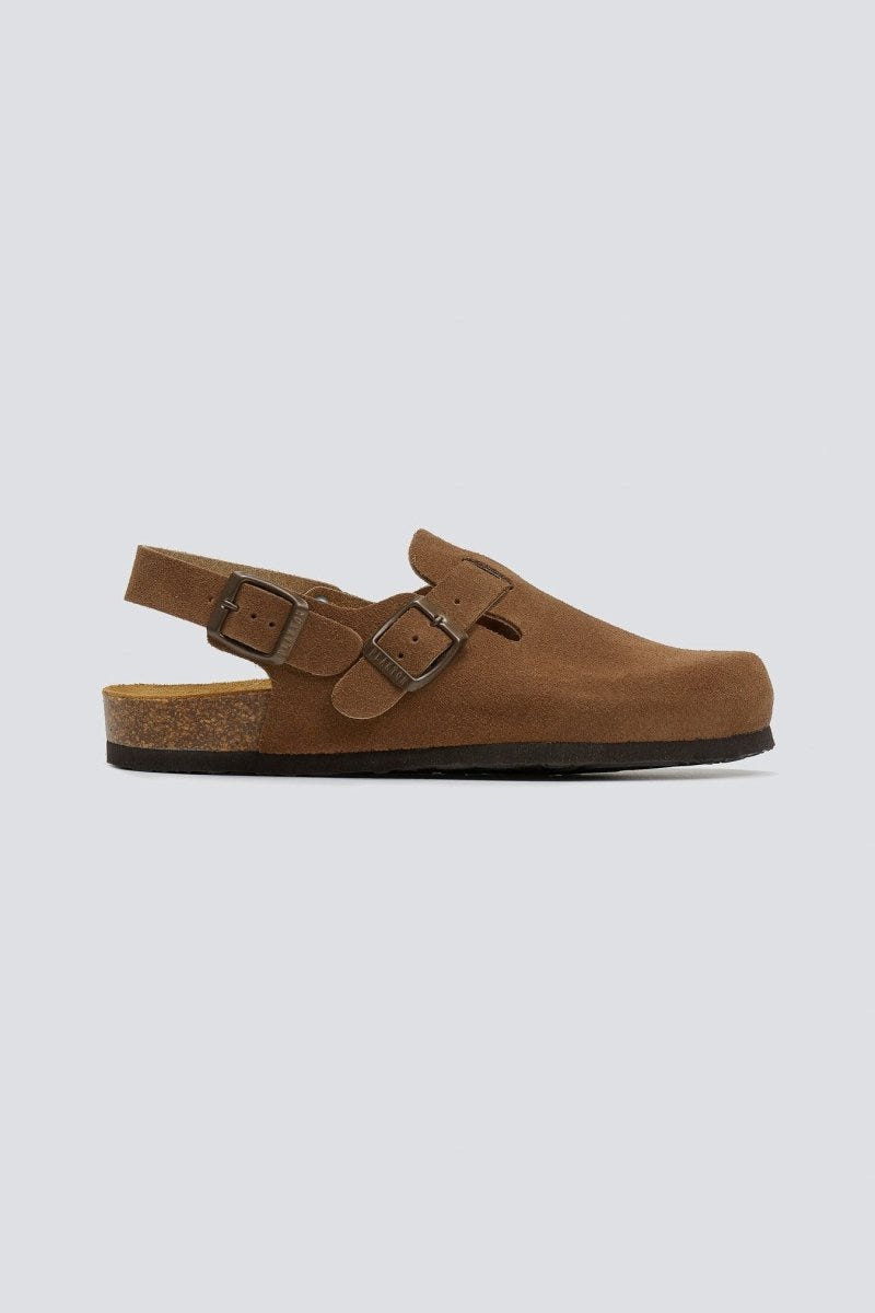 Clogs καστόρινα με λουράκι Plakton 181546 - Ταμπά - thefashionproject.gr - Plakton