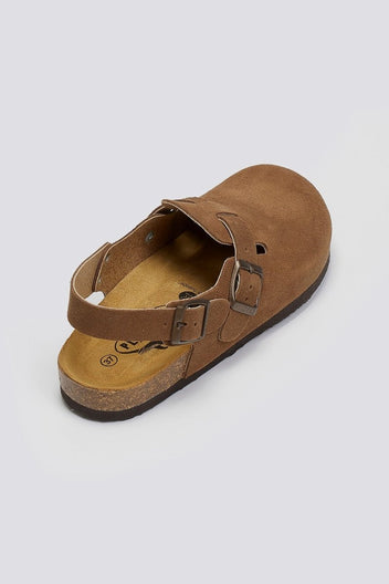 Clogs καστόρινα με λουράκι Plakton 181546 - Ταμπά - thefashionproject.gr - Plakton