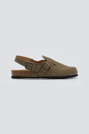 Clogs καστόρινα με λουράκι Plakton 181546 - Χακί ανοιχτό - thefashionproject.gr - Plakton