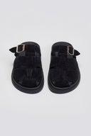 Clogs καστόρινα με τοκά Estil - Μαύρο - thefashionproject.gr - Estil