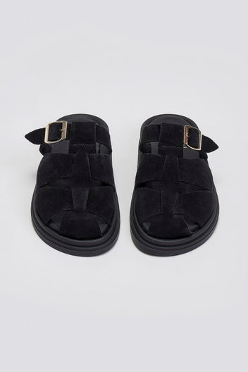 Clogs καστόρινα με τοκά Estil - Μαύρο - thefashionproject.gr - Estil