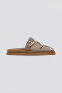 Clogs καστόρινα με τοκά Estil - Τάουπε - thefashionproject.gr - Estil