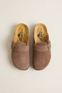 Plakton - Clogs Memory Foam Footbed - Brown Suede
