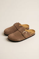 Plakton - Clogs Memory Foam Footbed - Brown Suede