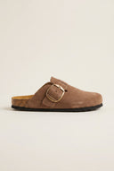 Plakton - Clogs Memory Foam Footbed - Brown Suede