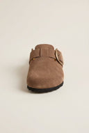 Plakton - Clogs Memory Foam Footbed - Brown Suede