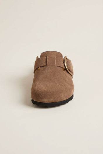 Plakton - Clogs Memory Foam Footbed - Brown Suede