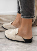 Clogs suede με ανατομικό πάτο - Μπεζ - thefashionproject.gr - The Fashion Project