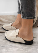 Clogs suede με ανατομικό πάτο - Μπεζ - thefashionproject.gr - The Fashion Project