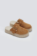 Clogs suede με σχοινί στη σόλα - Ταμπά - thefashionproject.gr - Bellucci