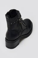 Combat Ankle Boots Refresh 172241 - Black Matte - thefashionproject.gr - Refresh