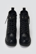 Combat Ankle Boots Refresh 172241 - Black Matte - thefashionproject.gr - Refresh