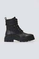 Combat Ankle Boots Refresh 173017 - Black Matte - thefashionproject.gr - Refresh