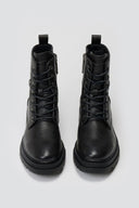 Combat Ankle Boots Refresh 173017 - Black Matte - thefashionproject.gr - Refresh