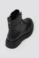 Combat Ankle Boots Refresh 173017 - Black Matte - thefashionproject.gr - Refresh