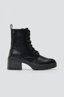 Combat Ankle Boots XTI 144454 - Black Matte - thefashionproject.gr - Xti Footwear