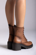 Combat Boots Dryflex RAGAZZA 0213 - Tan Matte - thefashionproject.gr - RAGAZZA
