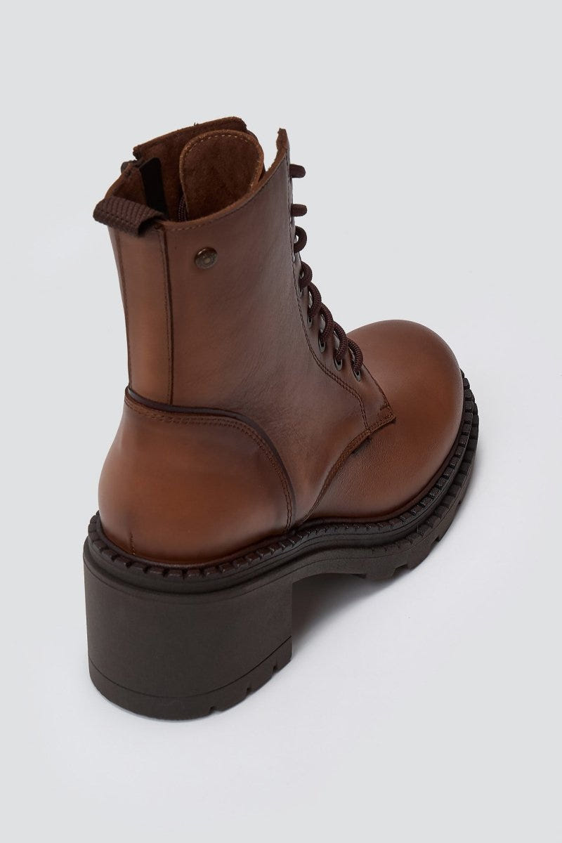 Combat Boots Dryflex RAGAZZA 0213 - Tan Matte - thefashionproject.gr - RAGAZZA