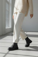 Combat Boots Lace Up - Black Matte - thefashionproject.gr - MARQUIIZ