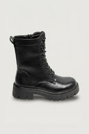 Combat Boots Lace Up - Black Matte - thefashionproject.gr - MARQUIIZ