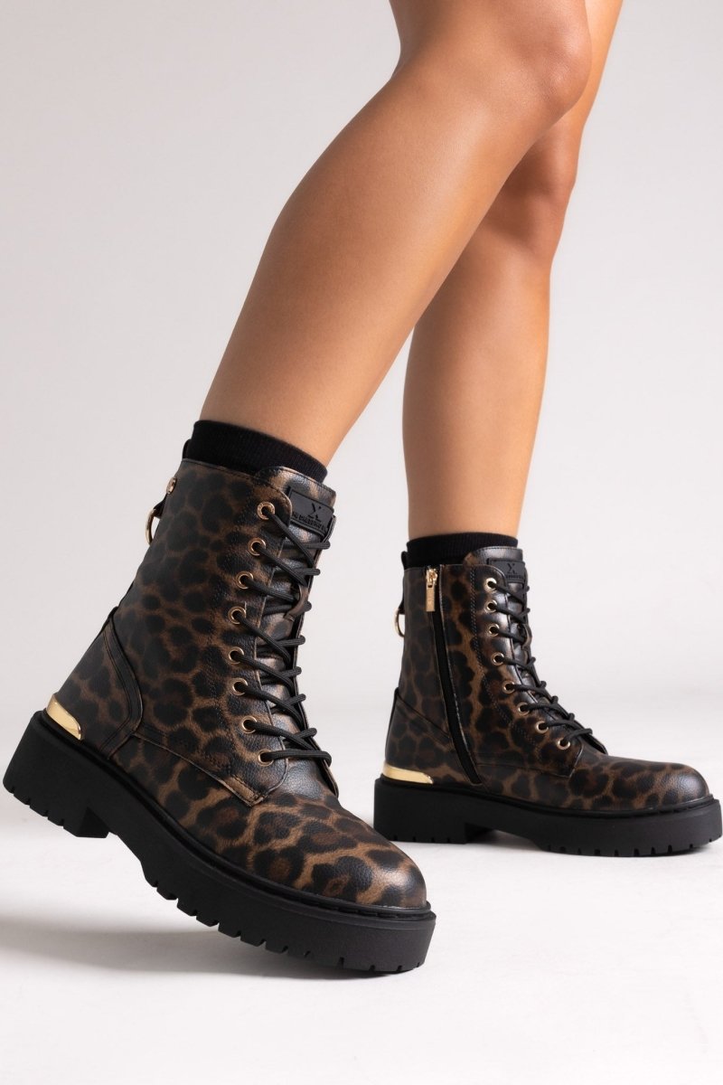 Combat Boots Xti 144391 - Λεοπάρ