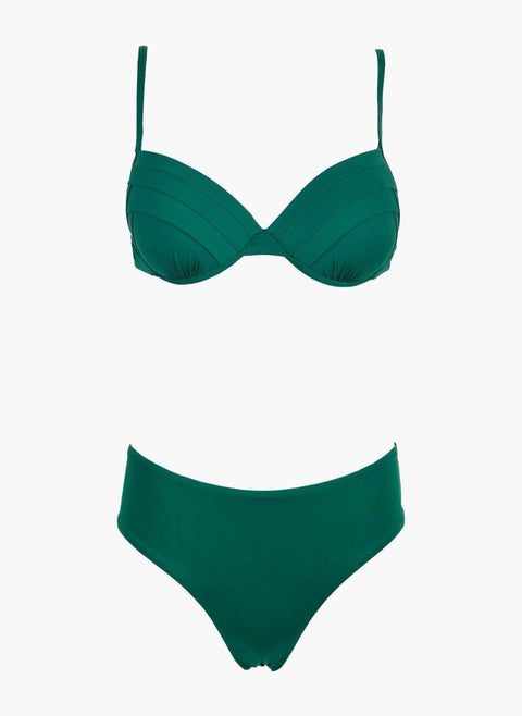 Underwire Bikini Set - Vivid Green