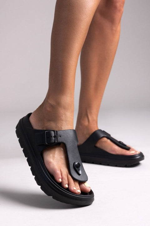 Buckle Slides - Black