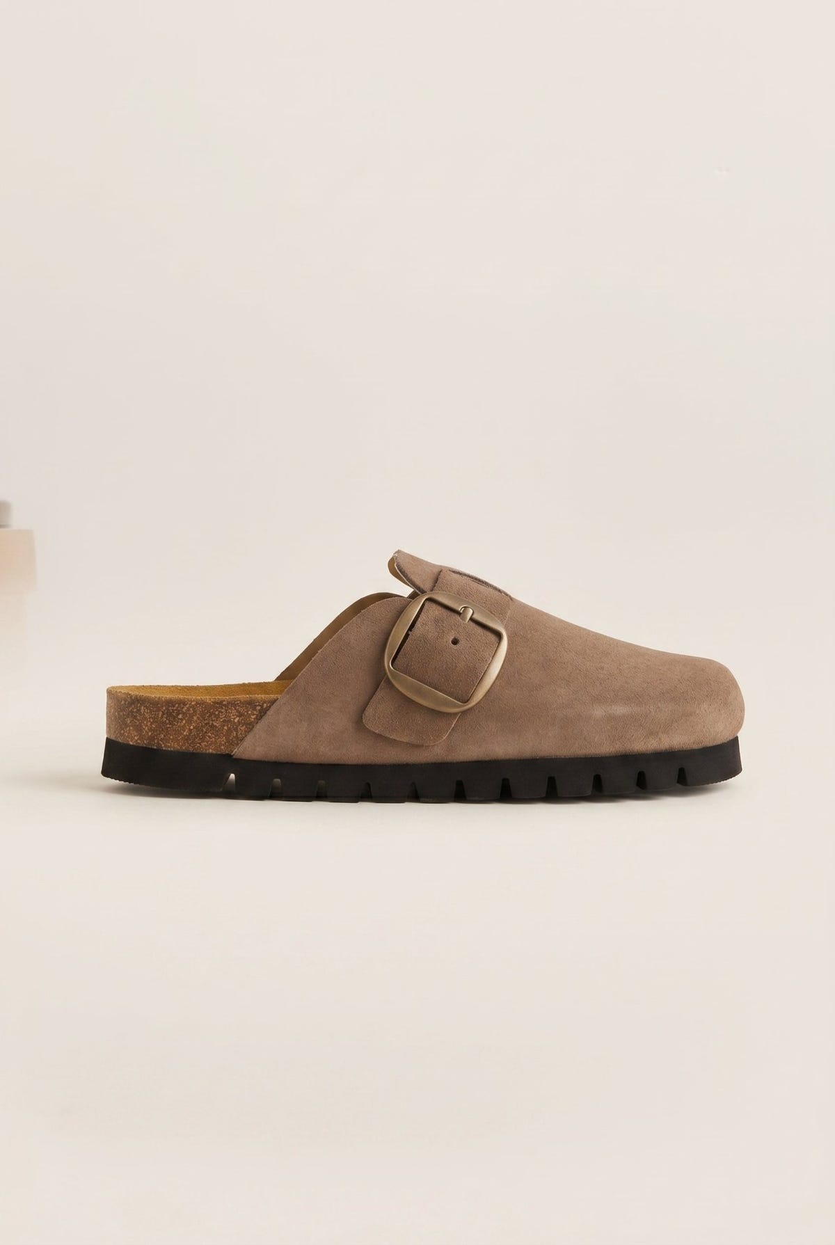 Plakton - Comfort Clogs - Brown Suede