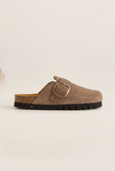 Plakton - Comfort Clogs - Brown Suede