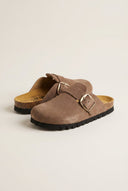Plakton - Comfort Clogs - Brown Suede