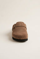 Plakton - Comfort Clogs - Brown Suede