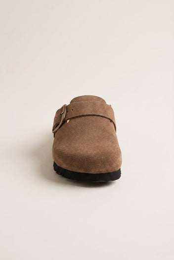 Plakton - Comfort Clogs - Brown Suede