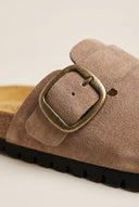 Plakton - Comfort Clogs - Brown Suede
