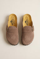 Plakton - Comfort Clogs - Brown Suede