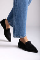 Comfort Loafers TFP - Black Suede - thefashionproject.gr - TFP